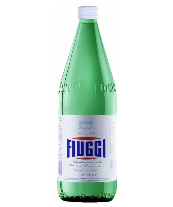 Вода минеральная Fiuggi / Фьюджи негазированная СТЕКЛО 1 л (6 штук)