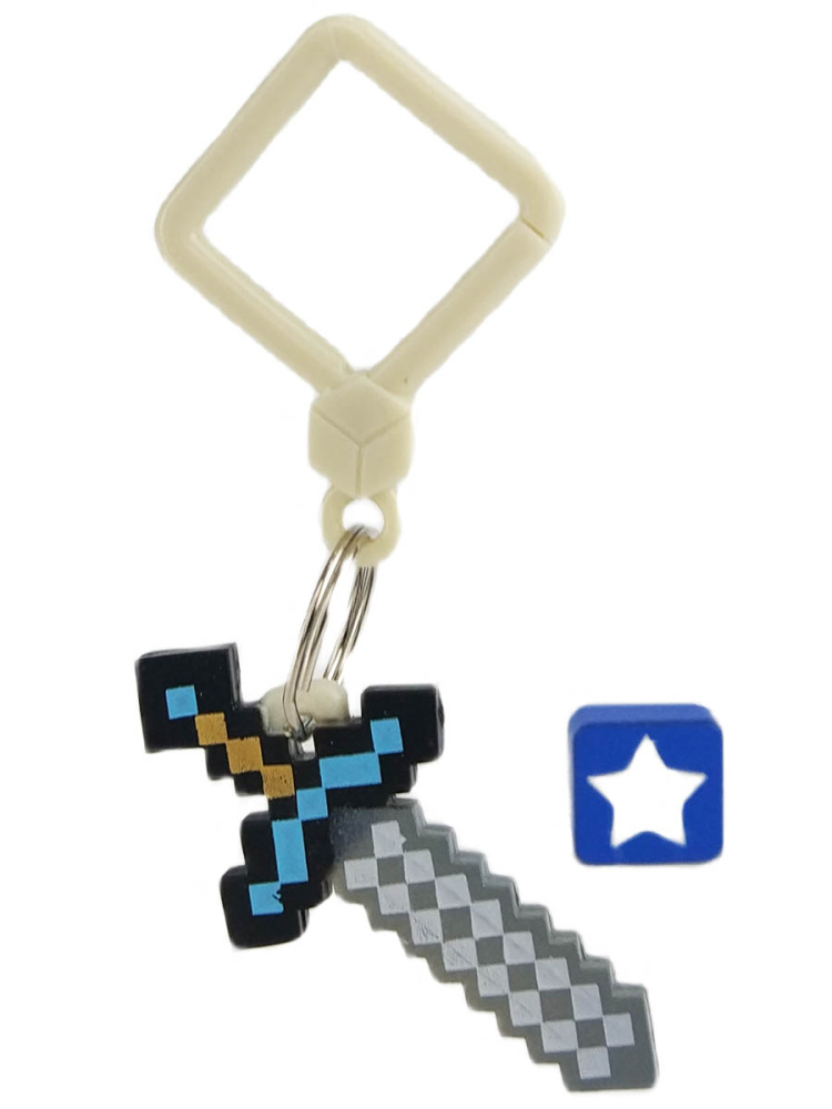 фото Брелок starfriend майнкрафт меч minecraft sword пластик, 6 см