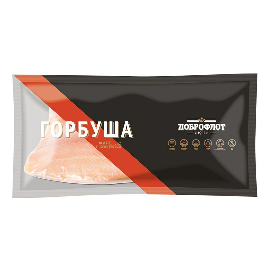 

Горбуша Доброфлот замороженная филе 400 г
