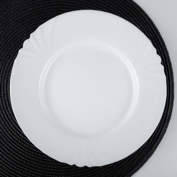 

Тарелка плоская Luminarc Cadix 9575089, d=25 см, цвет белый(6 шт.), Cadix