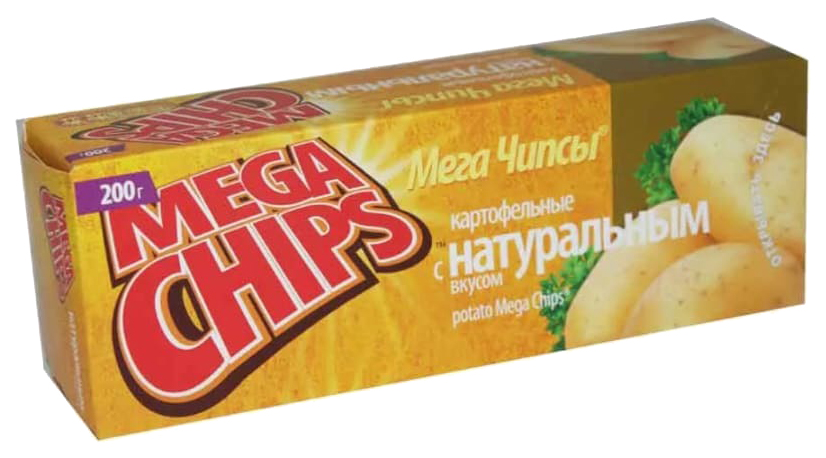 

Чипсы картофельные Mega Chips с натуральным вкусом 50 г