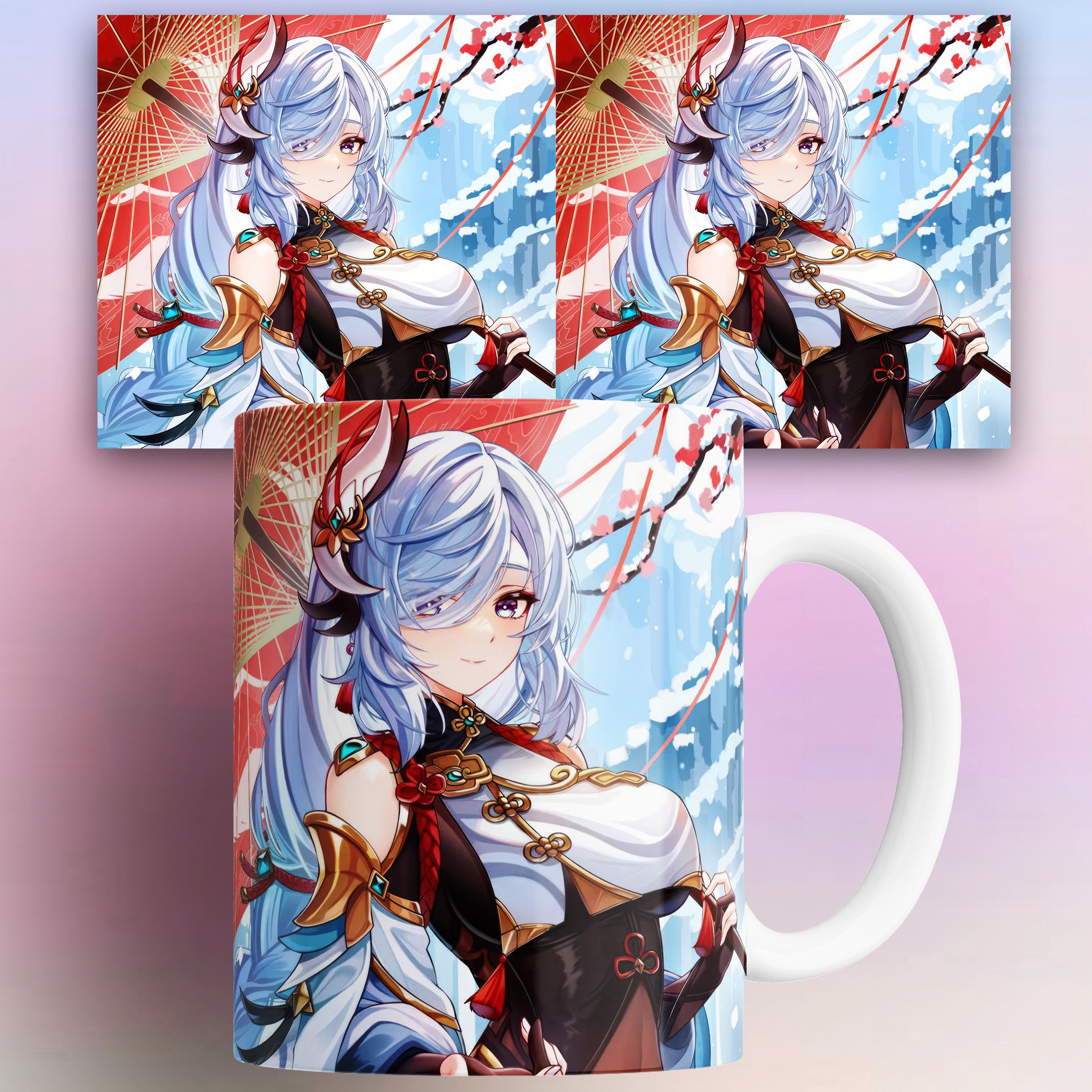 

Кружка аниме Геншин Импакт Шэнь Хэ 330мл, Кружка аниме Геншин Импакт Genshin Impact Шэнь Хэ 330мл