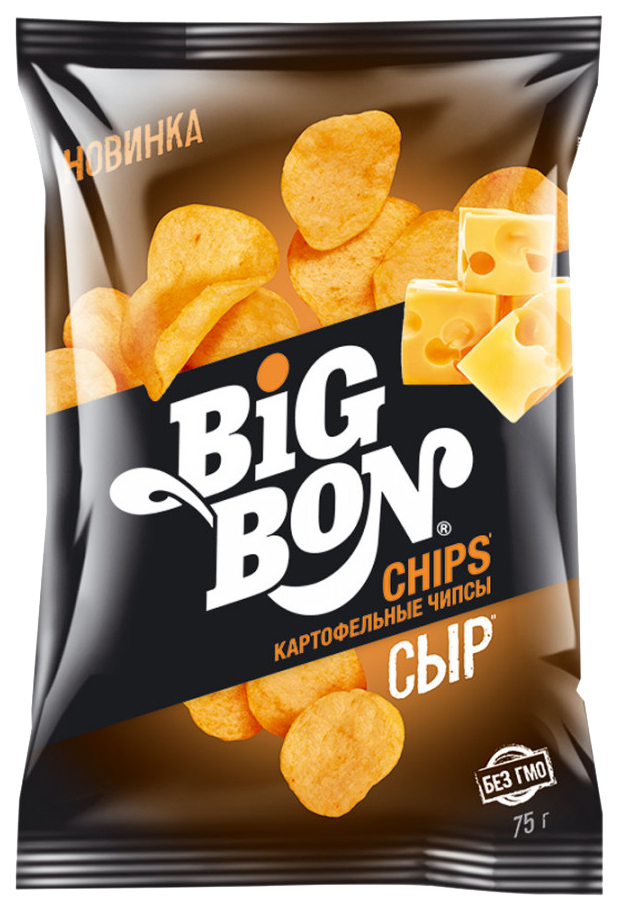 

Чипсы картофельные Big Bon сыр 75 г