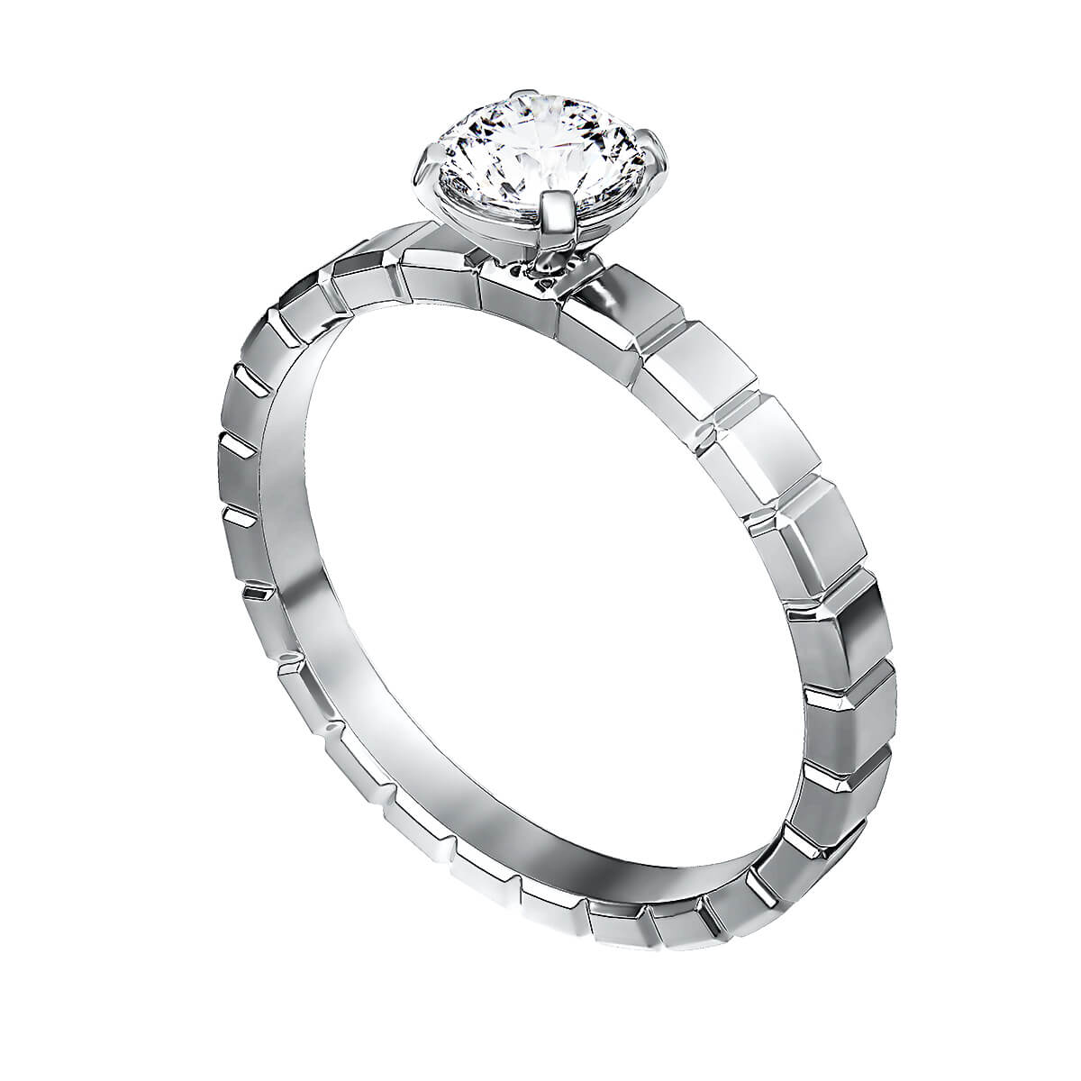 

Кольцо из белого золота с бриллиантом выращенным 16,5 IQ Diamonds 510-R5W-RD25ESI1-VK, 510-R5W-RD25ESI1-VK