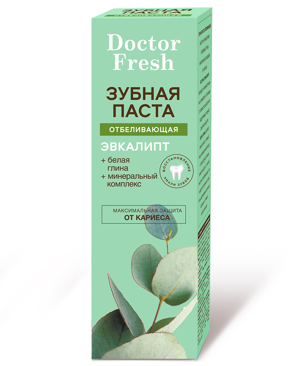 Паста зубная Doctor fresh Отбеливающая , минеральный комплекс, 75 мл