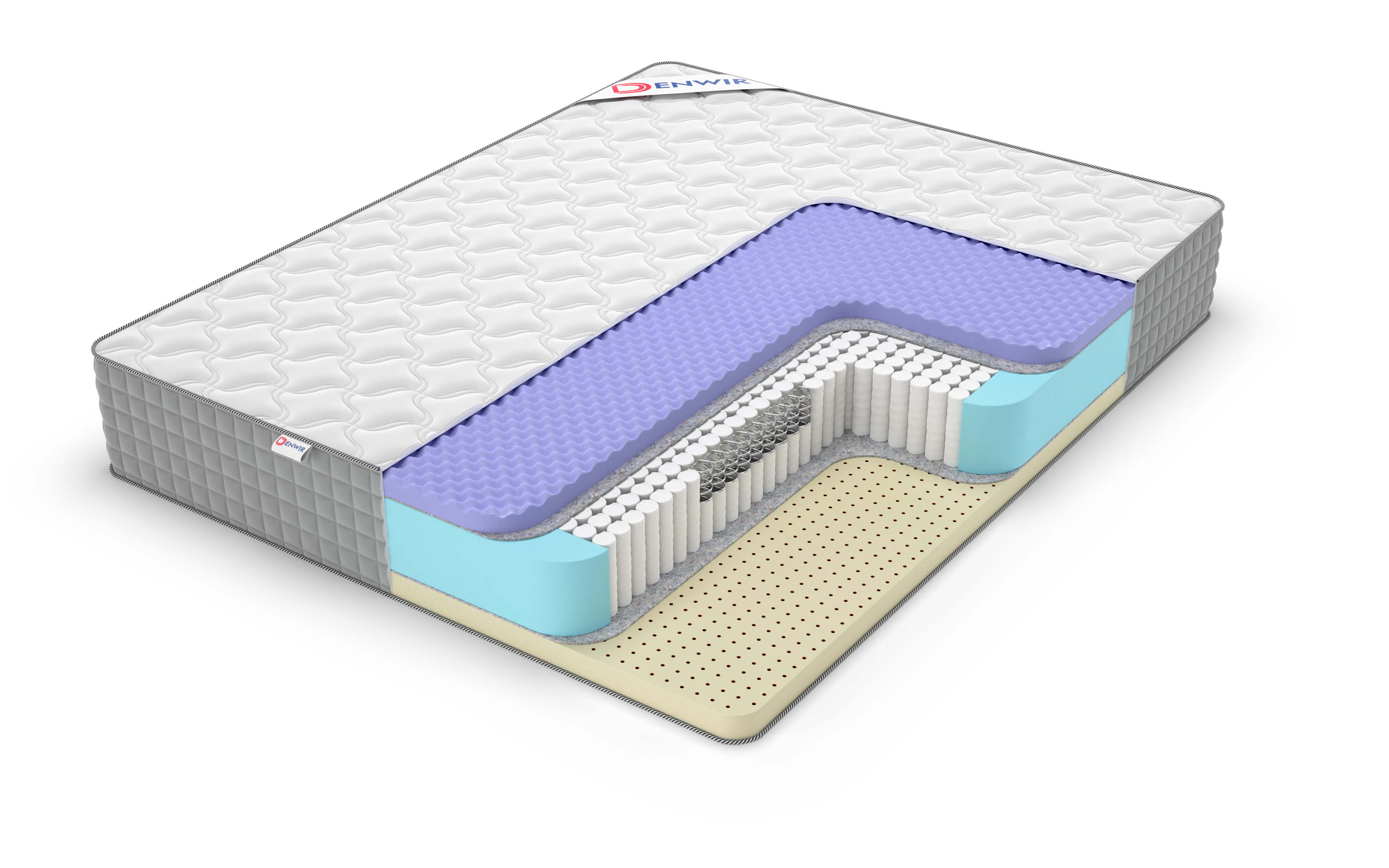 

Матрас пружинный Denwir EXTRA FIVE SOFT S1000 75х165, 27 см, Белый, EXTRA FIVE SOFT S1000