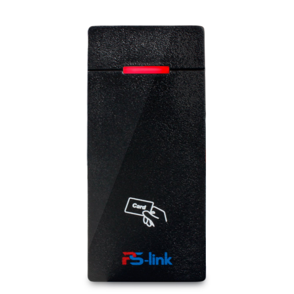 Считыватель карт доступа c контроллером Ps-Link PS-M010EM-WP с защитой IP68 визитница на кнопке 12 карт красный