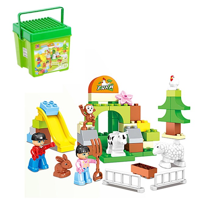 KIDS HOME TOYS Счастливая ферма, 54 детали