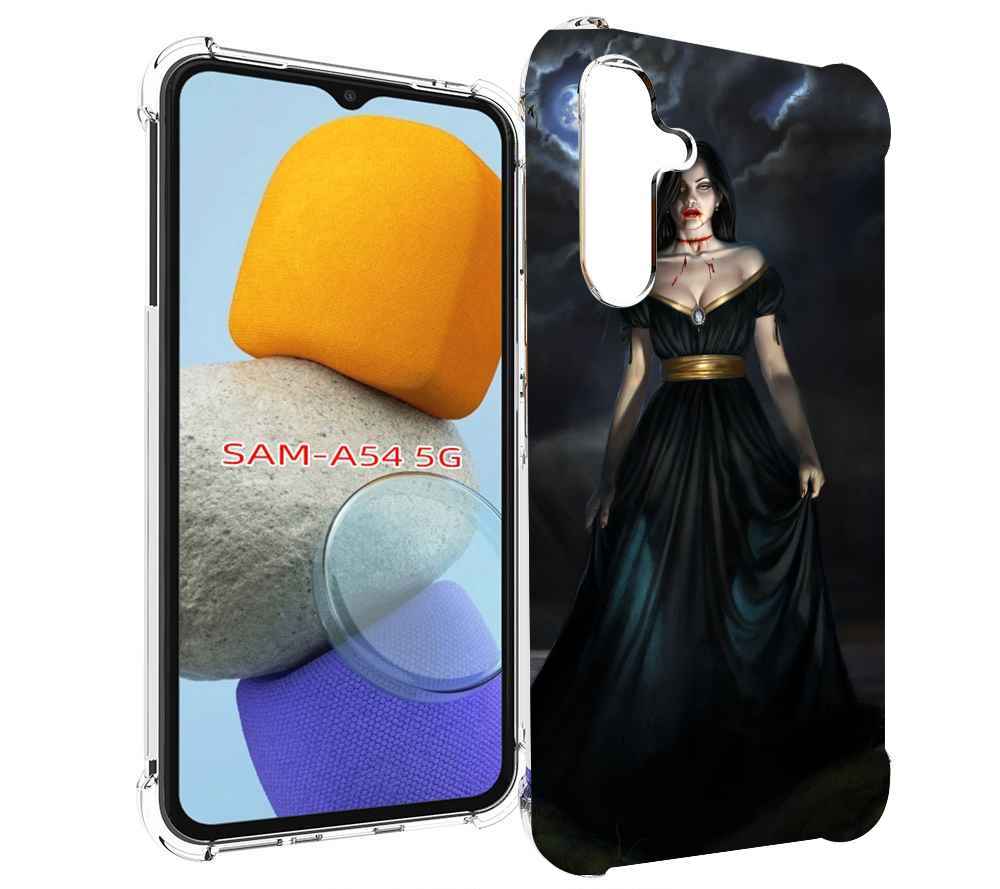 

Чехол MyPads девушка с порезом на горле женский для Samsung Galaxy A54, Tocco