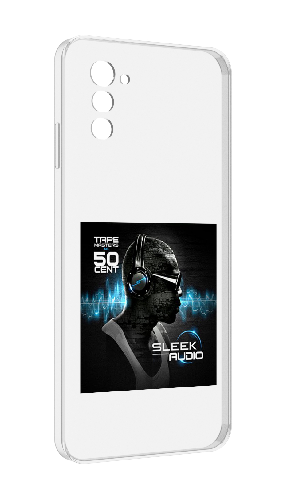Чехол MyPads 50 Cent - Sleek Audio для UleFone Note 12 / Note 12P