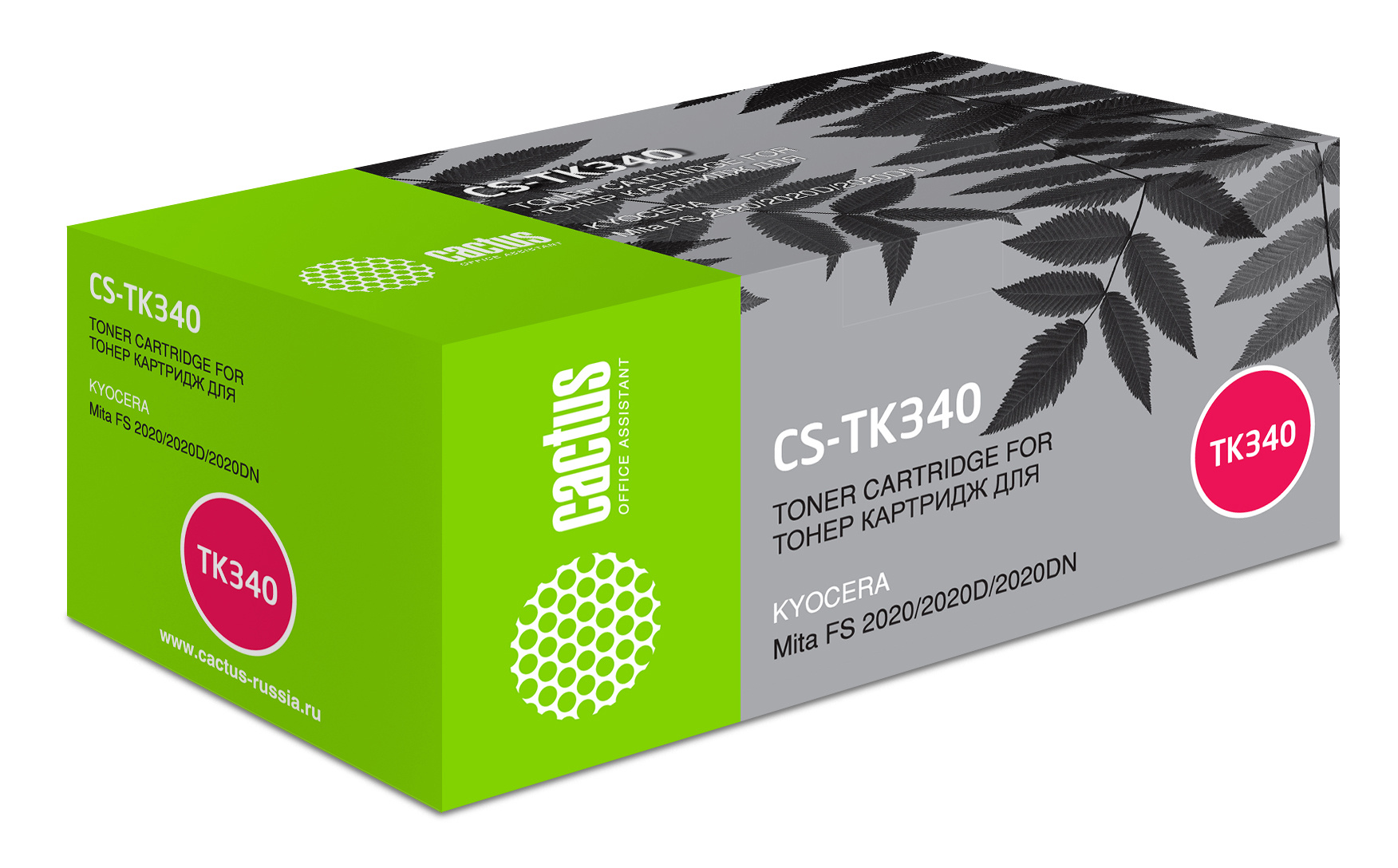 

Картридж CACTUS TK-340 черный, совместимый, TK-340