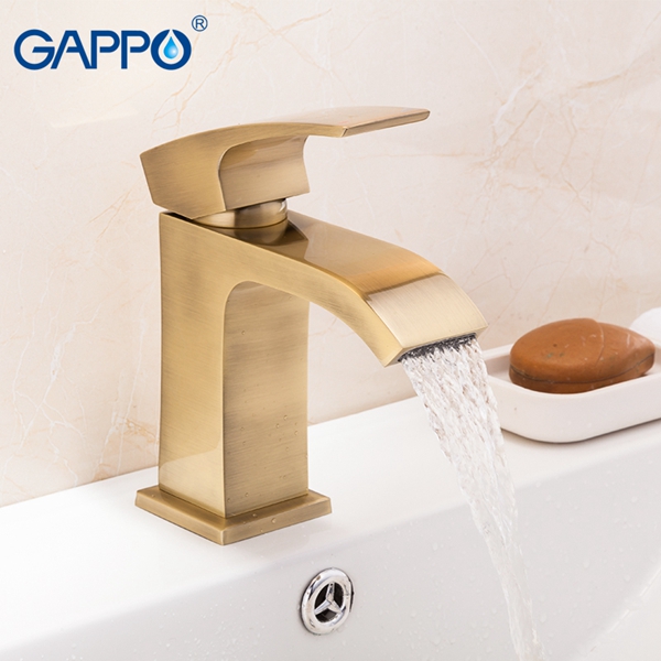 

Смеситель Gappo Jacob G1007-4 для раковины, Золотистый