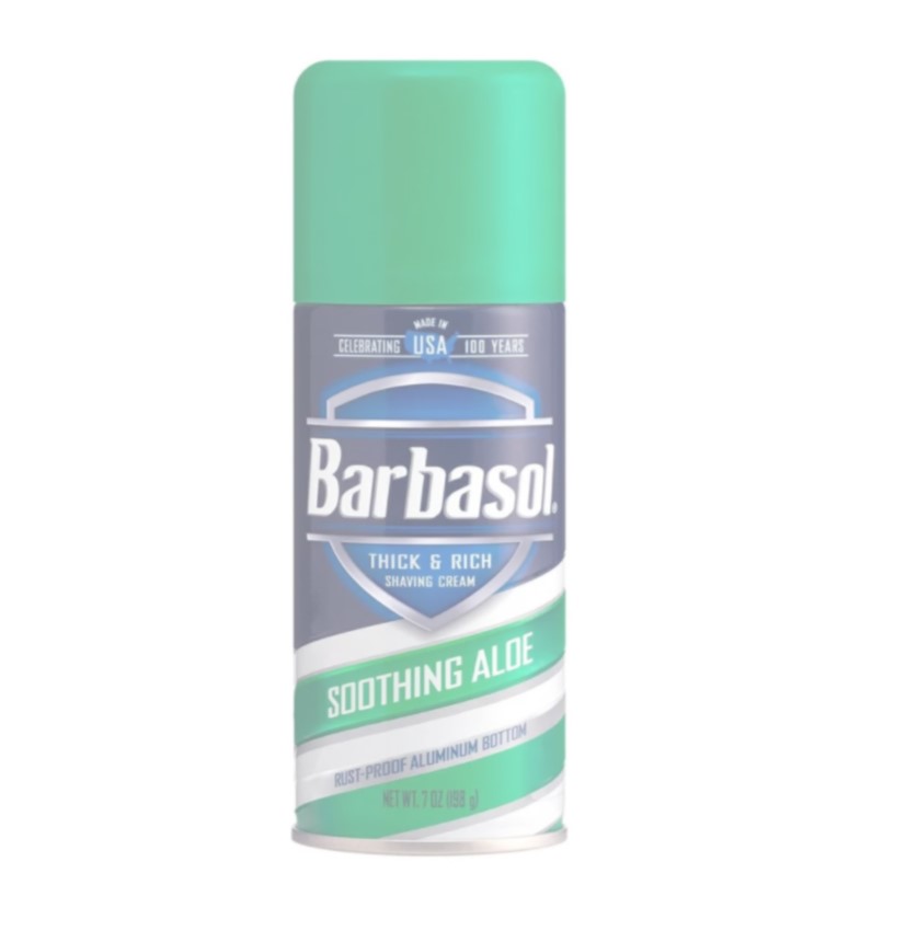 Крем-пена для бритья Barbasol Soothing смягчающий с экстрактом алоэ мужская 283 мл