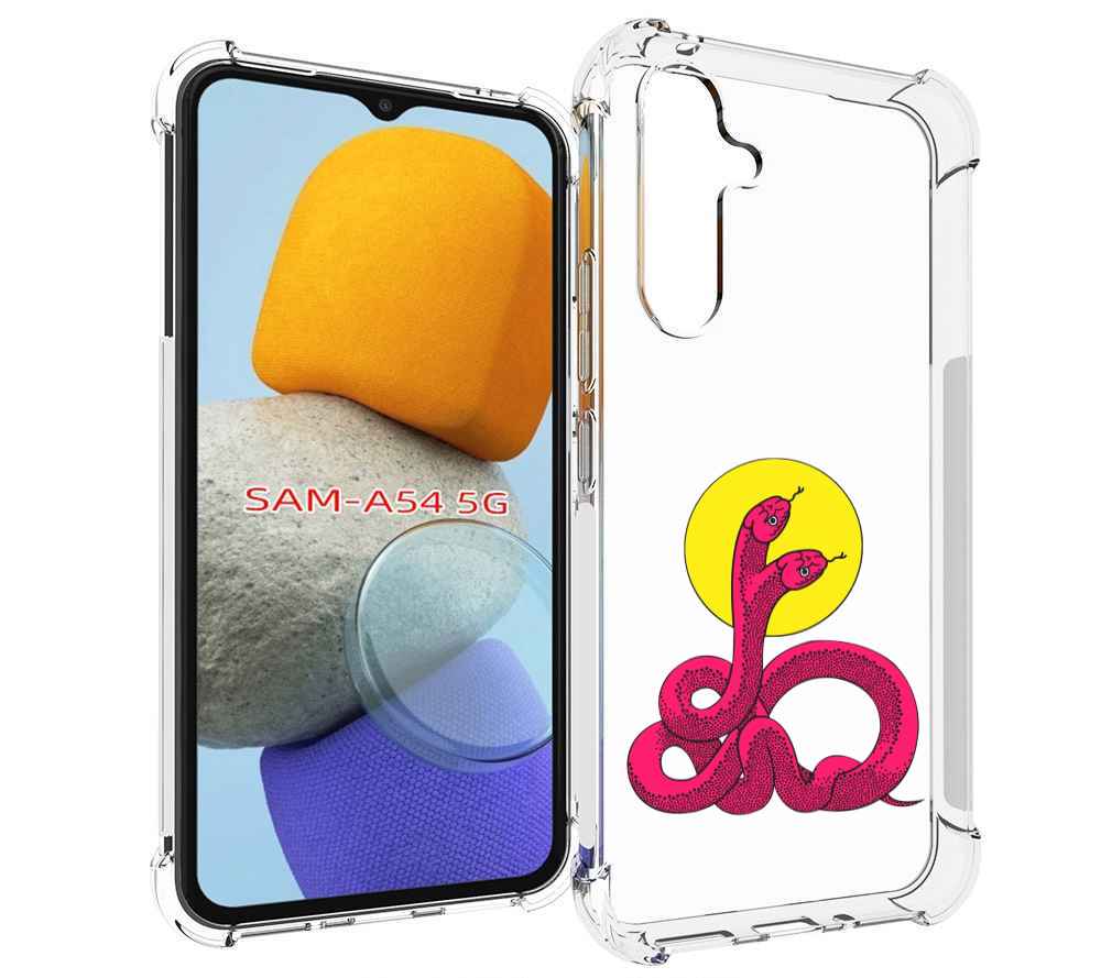 

Чехол MyPads двухголовая-змея для Samsung Galaxy A54, Tocco