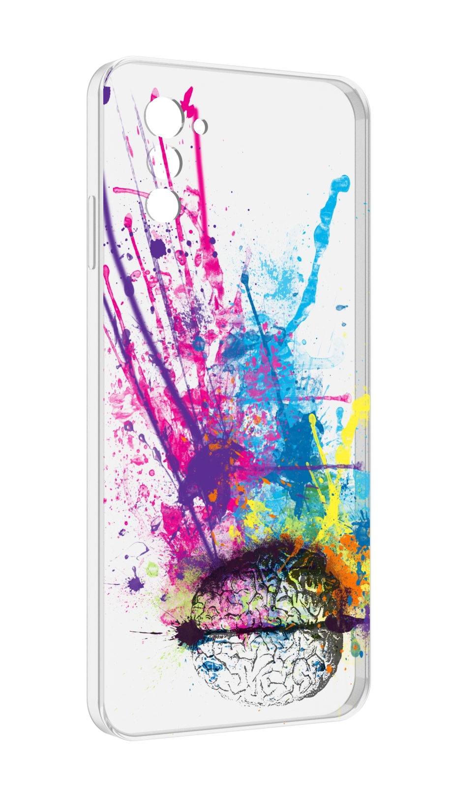 

Чехол MyPads яркий красочный мозг для UleFone Note 12 / Note 12P, Прозрачный, Tocco