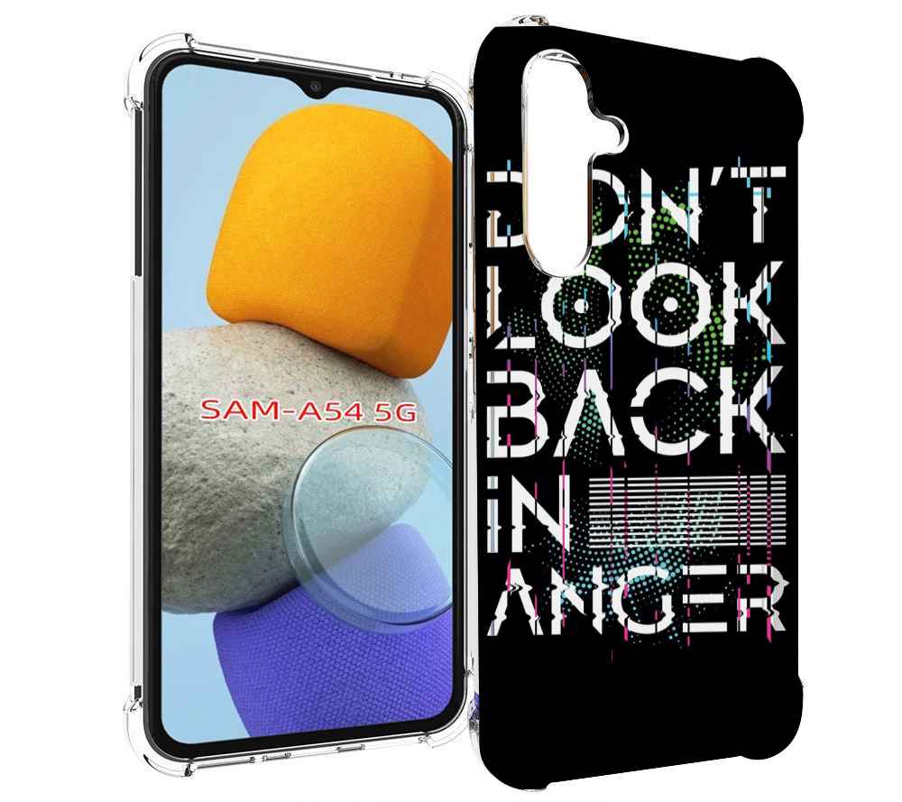 

Чехол MyPads графический-текст для Samsung Galaxy A54, Tocco