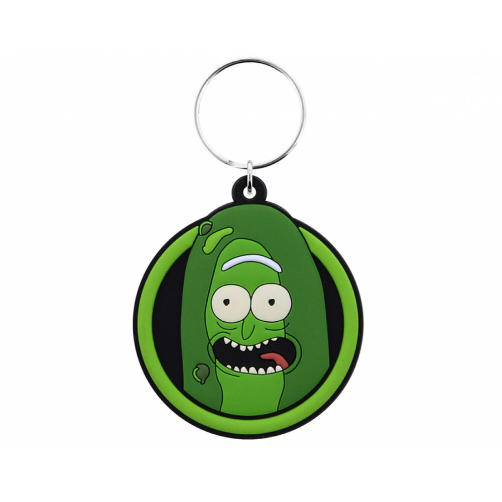 

Брелок Pyramid Rubber Keychain Rick and Morty: Pickle Rick