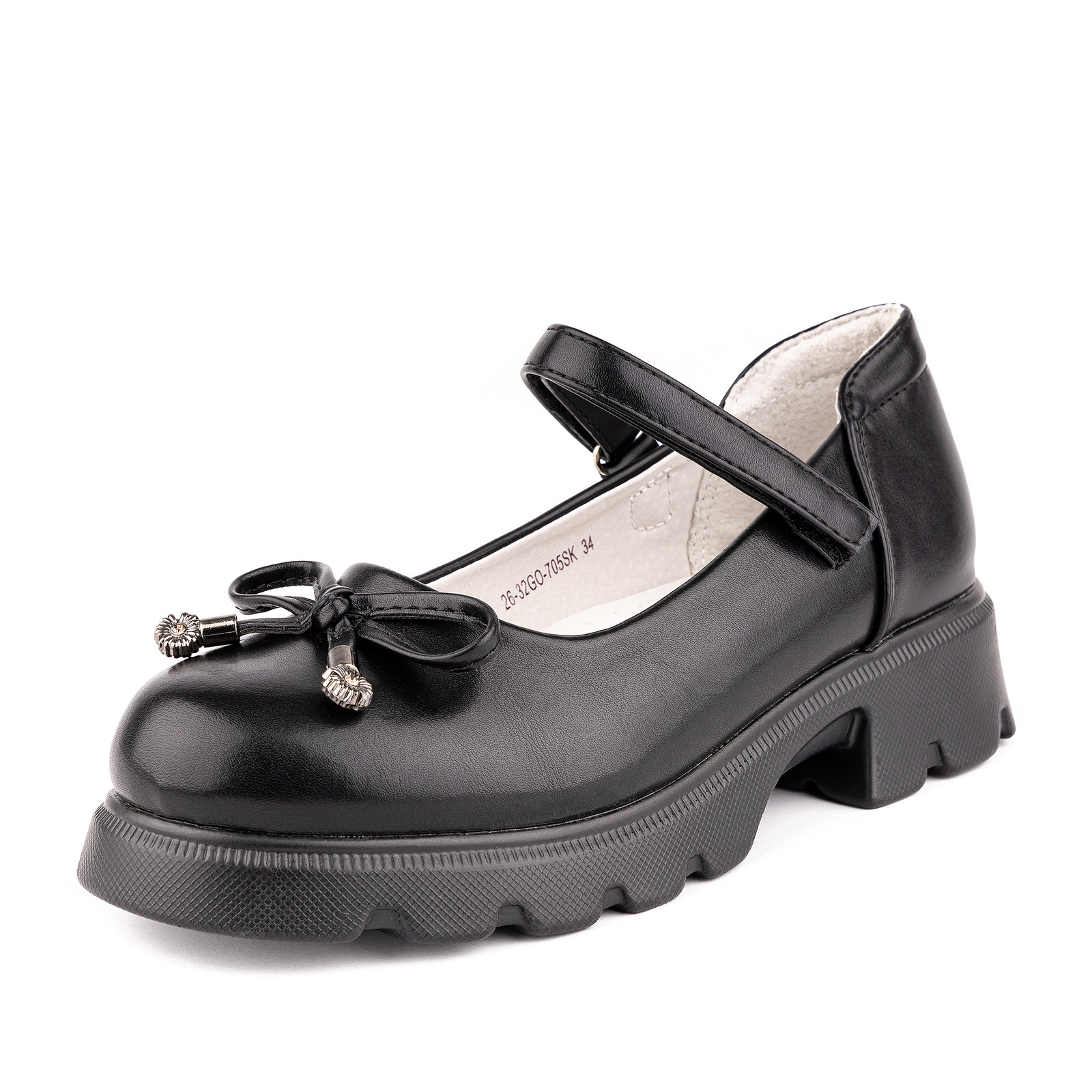 

Туфли ZENDEN 26-32GO-705SK, черный, 32, 26-32GO-705SK