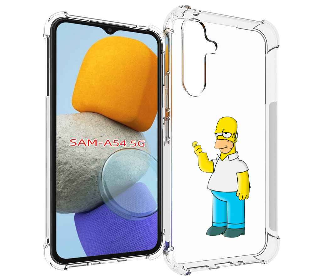 

Чехол MyPads гомер-симпсон для Samsung Galaxy A54, Tocco
