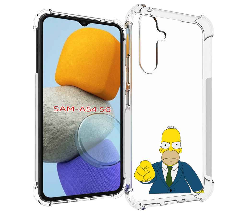 

Чехол MyPads гомер-злой для Samsung Galaxy A54, Tocco