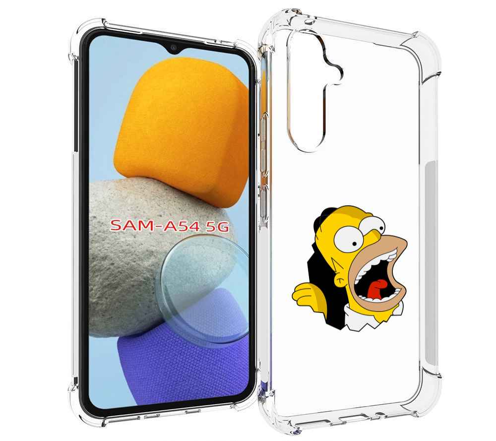 

Чехол MyPads гомер-голодный для Samsung Galaxy A54, Tocco