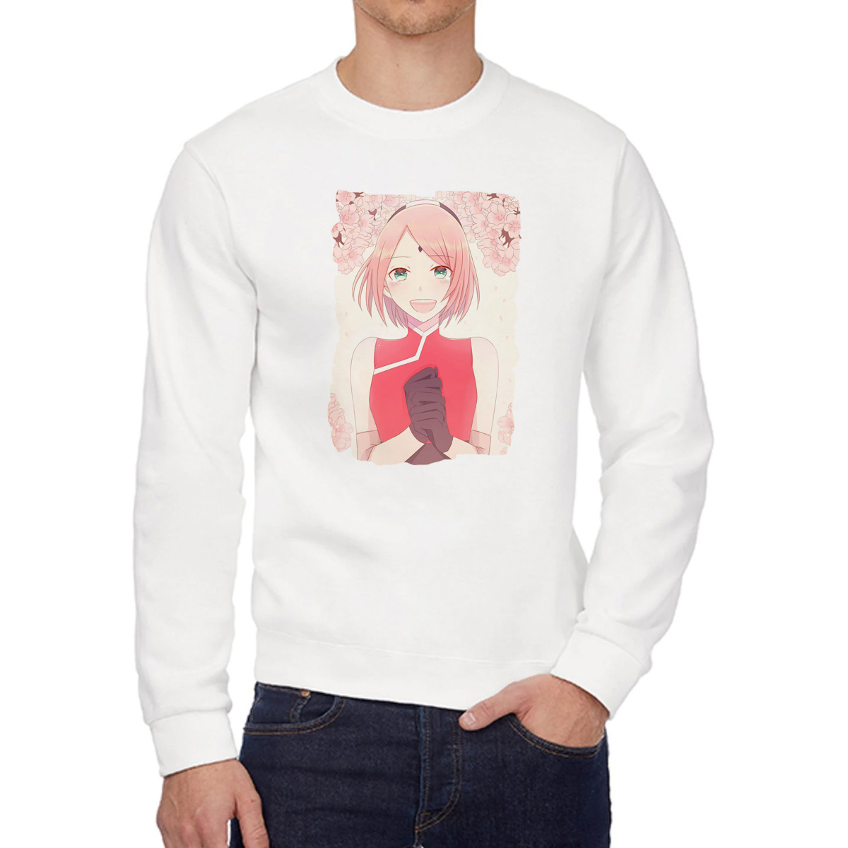 

Свитшот унисекс CoolPodarok W041322 белый 44 RU, 4W041322