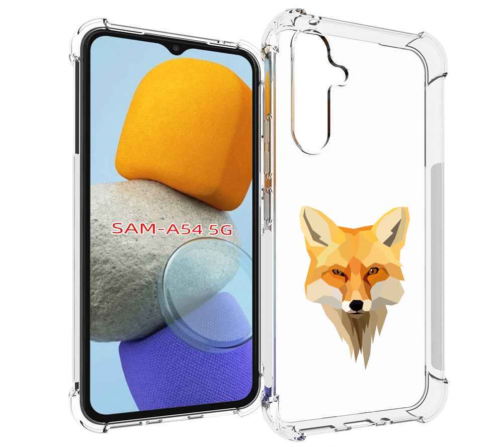 

Чехол MyPads голова-лисы для Samsung Galaxy A54, Tocco
