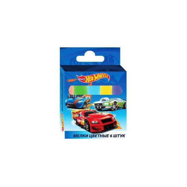 

Мел цветной Hot Wheels, 6 шт в упаковке Centrum 89102