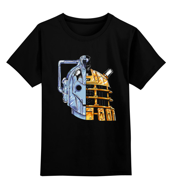 

Футболка детская Printio Daleks x cybermen (daft punk) цв. черный р. 128, Daleks x cybermen (daft punk)