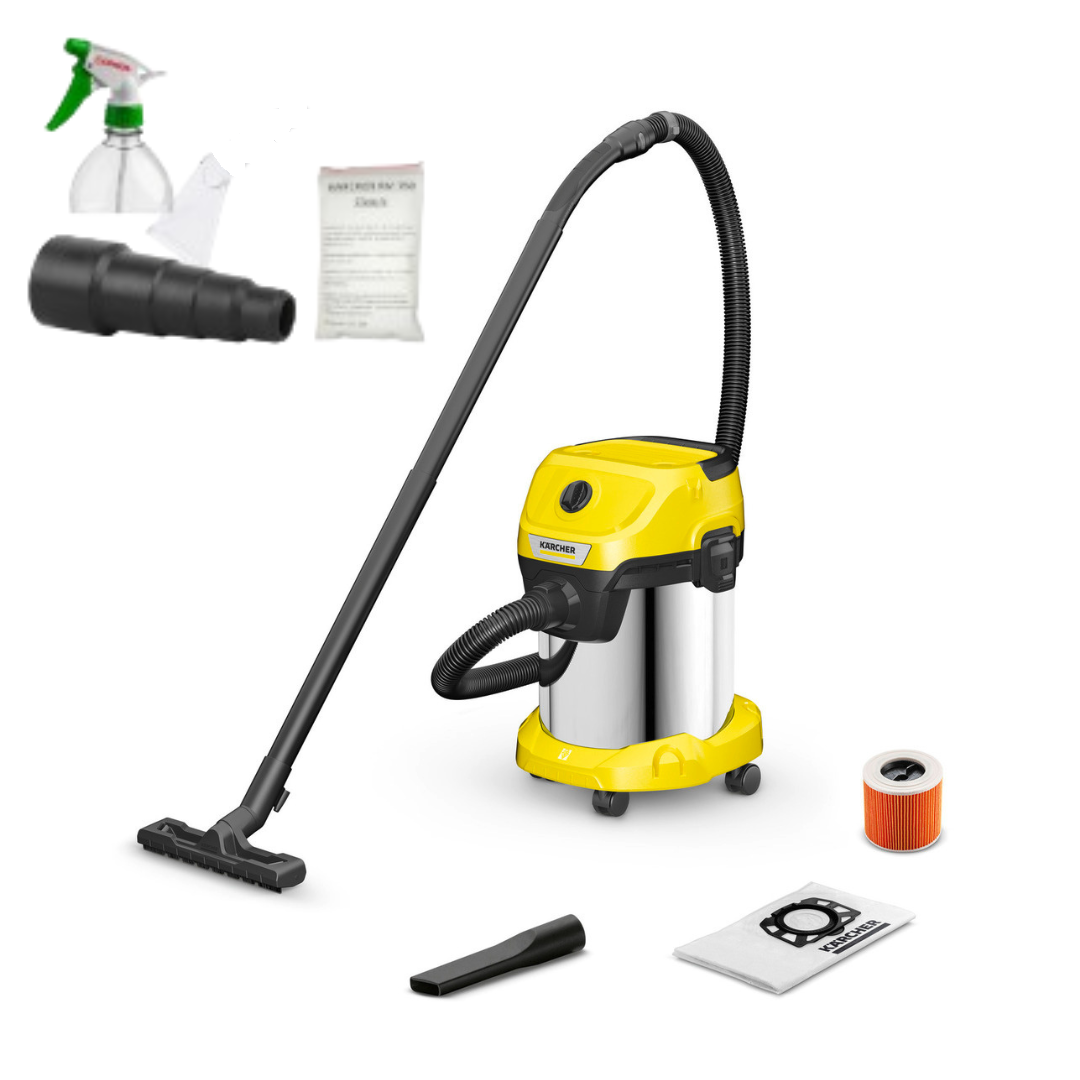 Пылесос Karcher WD 3 S V-17/4/20 1.628-135-12 + набор для химчистки, узкая насадка