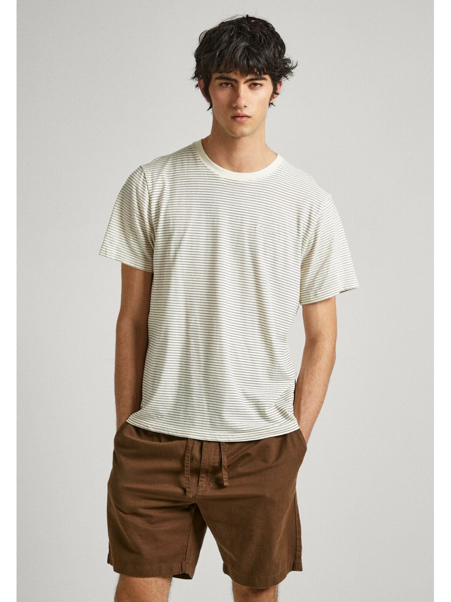 

Футболка мужская Pepe Jeans PE122O0MJ белая 2XL, Белый, PE122O0MJ