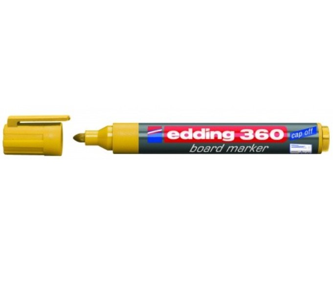 

Маркер для досок Edding 360/5 желтый 1,5-3 мм 1183289