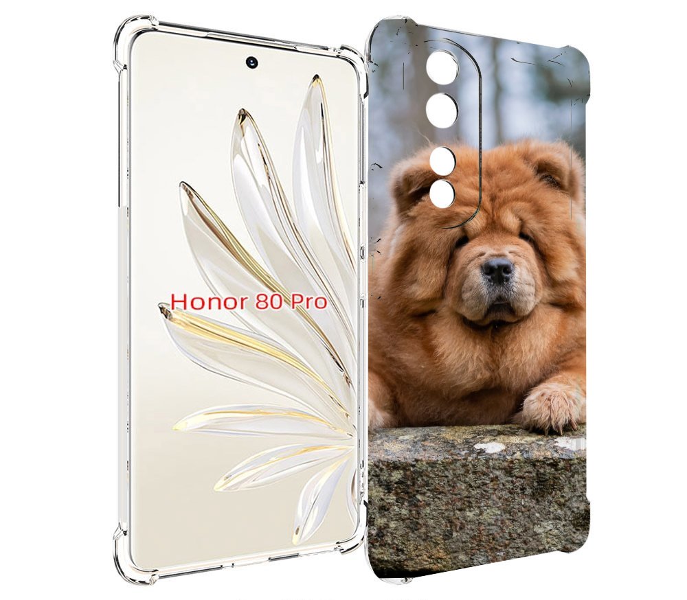 

Чехол MyPads чау чау для Honor 80 Pro, Прозрачный, Tocco