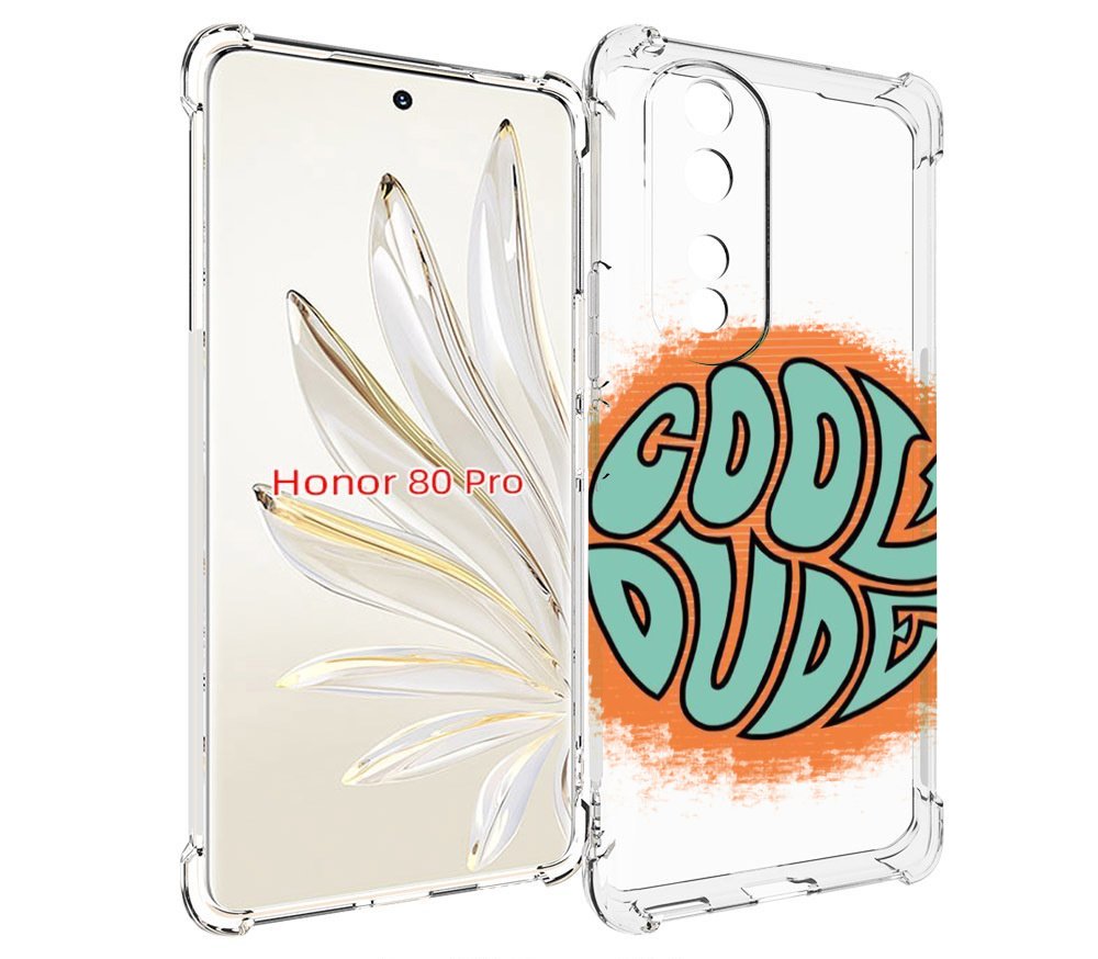 

Чехол MyPads хороший приятель для Honor 80 Pro, Прозрачный, Tocco