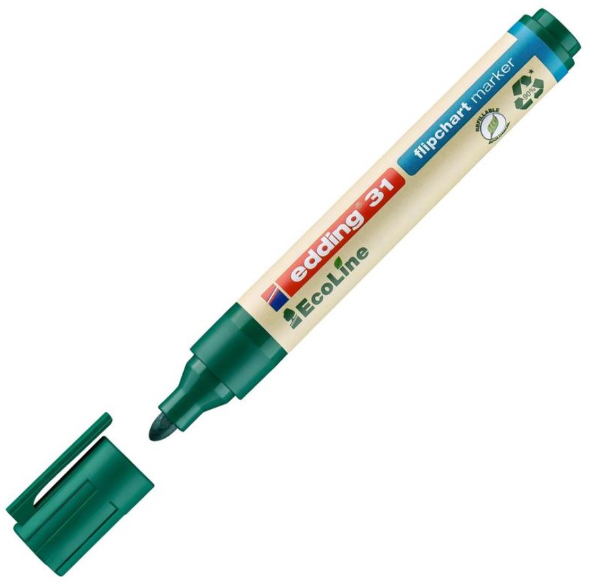 

Маркер для флипчартов Edding 1183271 31/4 Ecoline зеленый