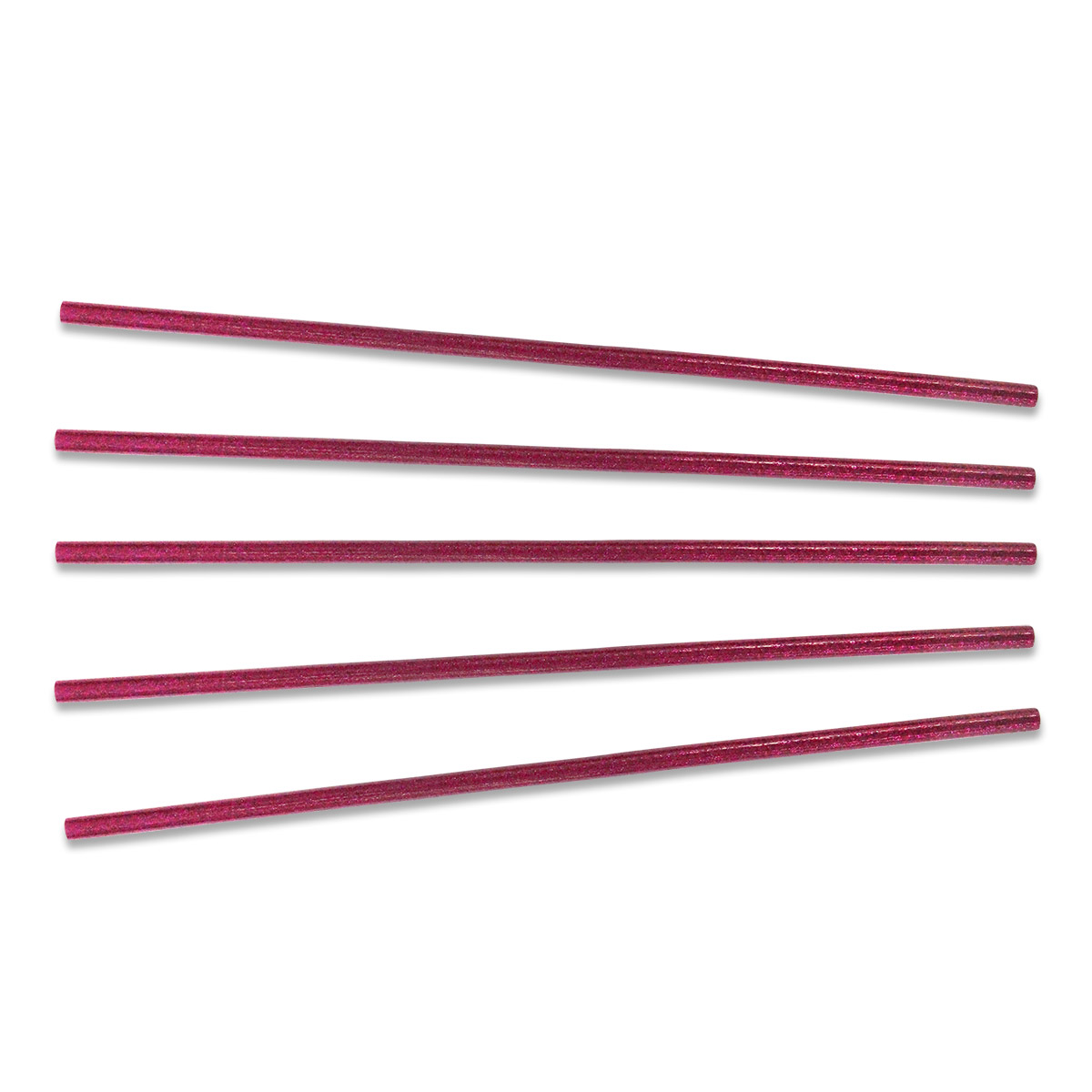 фото Клей цветной с блёстками айрис для клеевого пистолета, 7,2 мм*30 см, 1 кг (розовый)