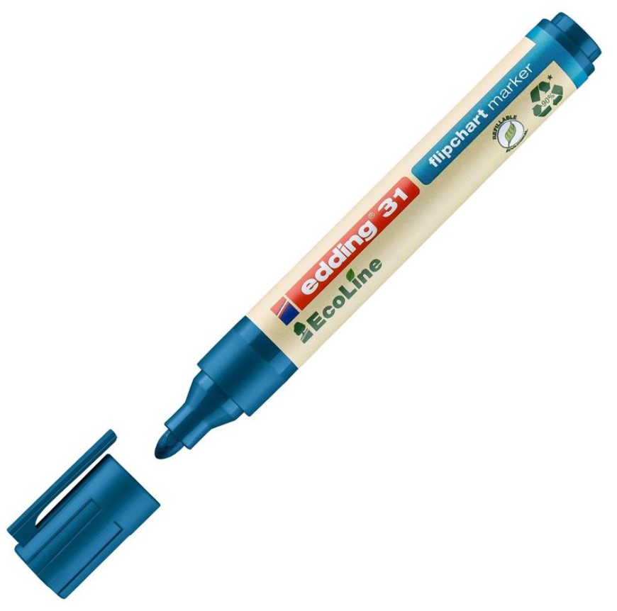 

Маркер для флипчартов Edding 1183270 31/3 Ecoline синий