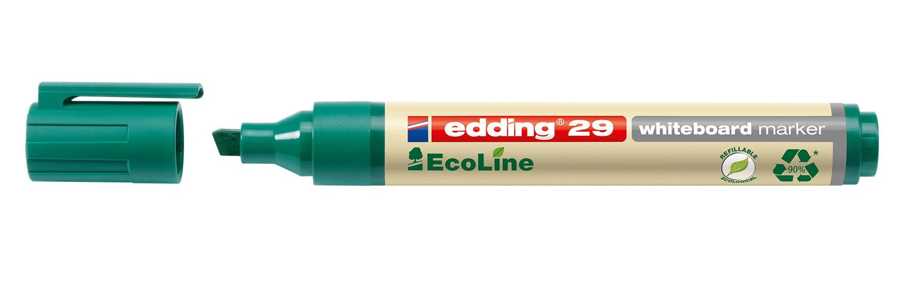 

Маркер для досок Edding 29/4 Ecoline, 1-5 мм, зеленый, скош. наконеч 1183259