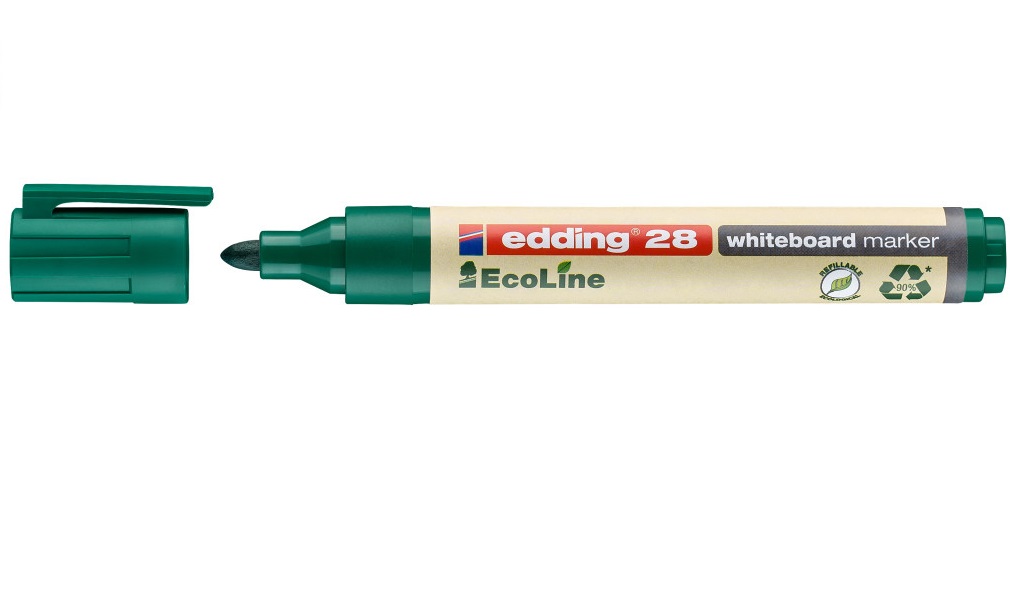 

Маркер для досок Edding 28/4 Ecoline, 1,5-3 мм, зеленый 1183253