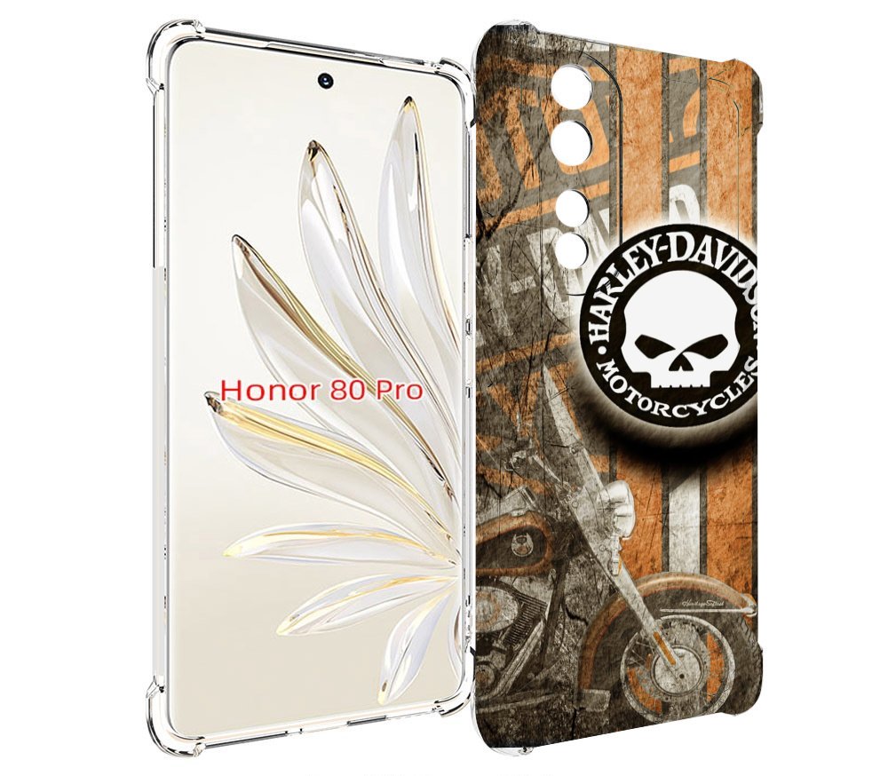 

Чехол MyPads харлеи девидсон для Honor 80 Pro, Прозрачный, Tocco