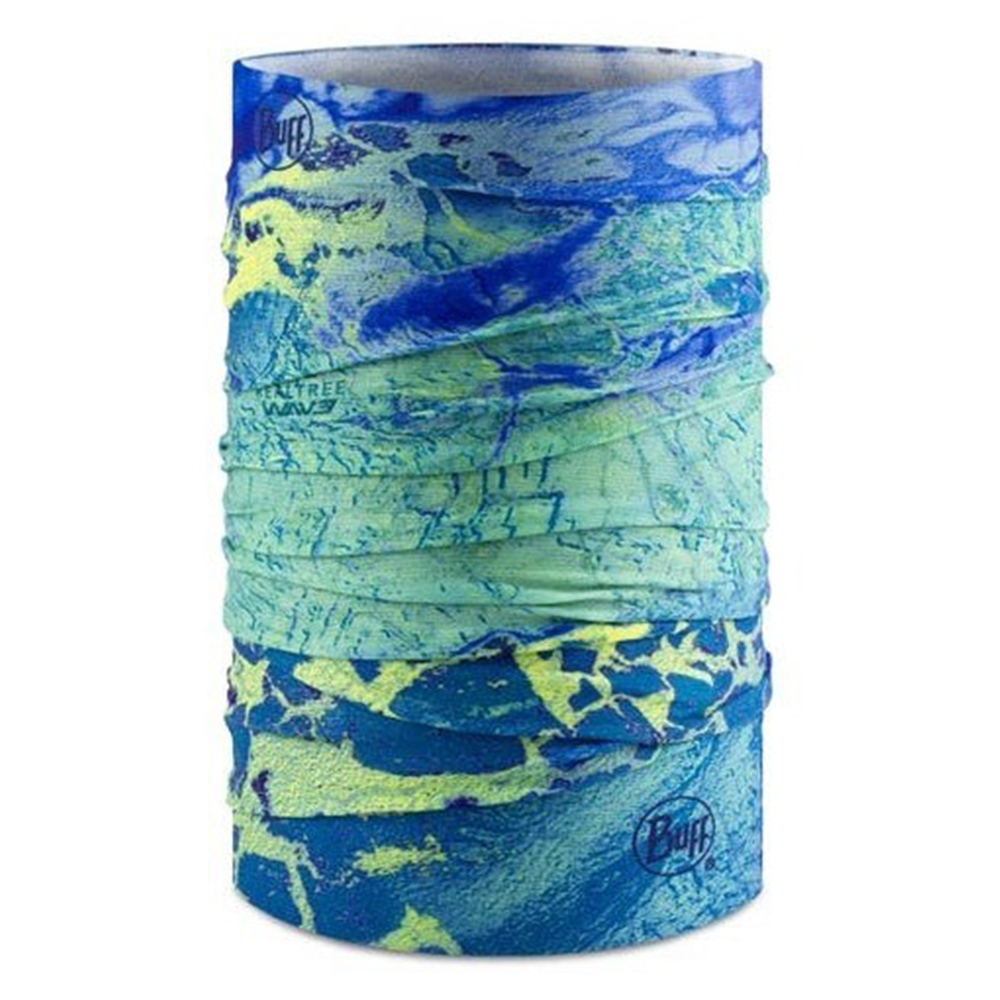 

Шарф-труба Buff coolnet uv Real Tree Wav3 Blue Yellow, coolnet uv