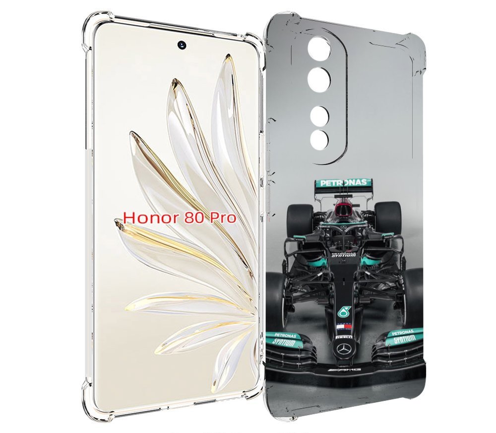 

Чехол MyPads формула 1 мерседес для Honor 80 Pro, Прозрачный, Tocco