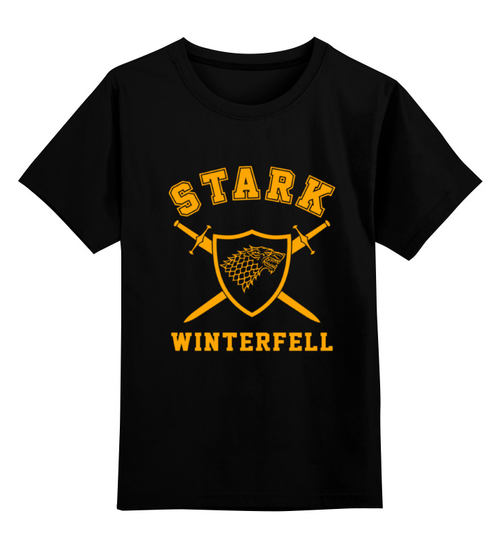 

Футболка детская Printio Старки (starks) цв. черный р. 128, Старки (starks)