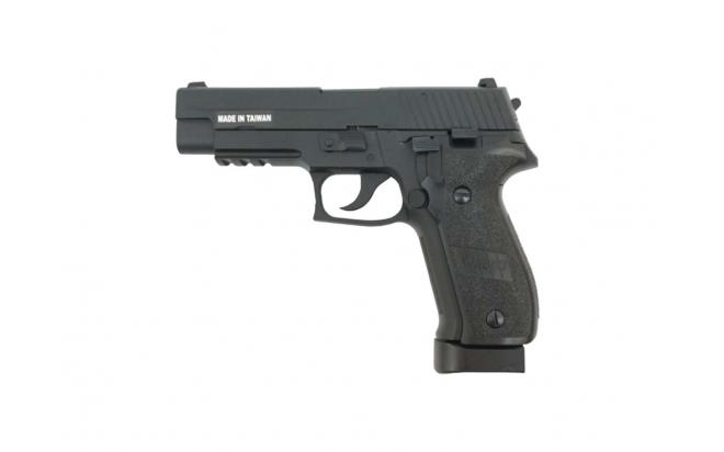 Пистолет KJW KP-01 GAS P226 GBB GAS, черный