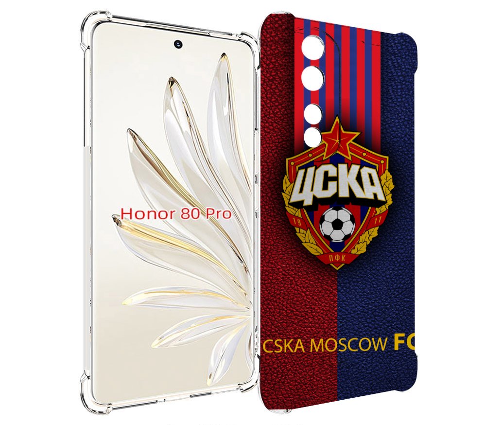 

Чехол MyPads фк цска для Honor 80 Pro, Прозрачный, Tocco