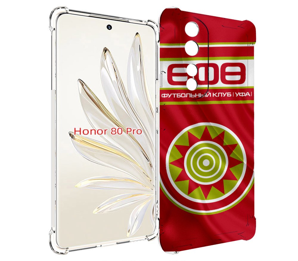 

Чехол MyPads фк уфа для Honor 80 Pro, Прозрачный, Tocco