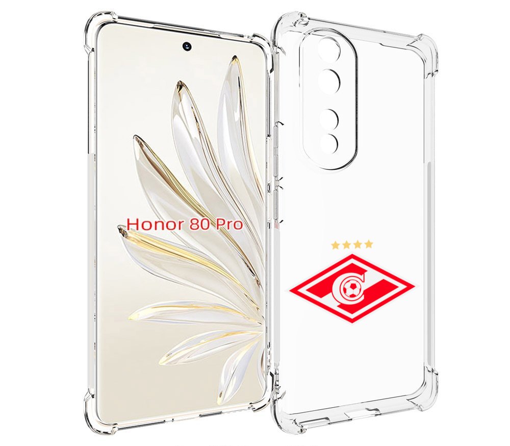 

Чехол MyPads фк спартак 1 для Honor 80 Pro, Прозрачный, Tocco