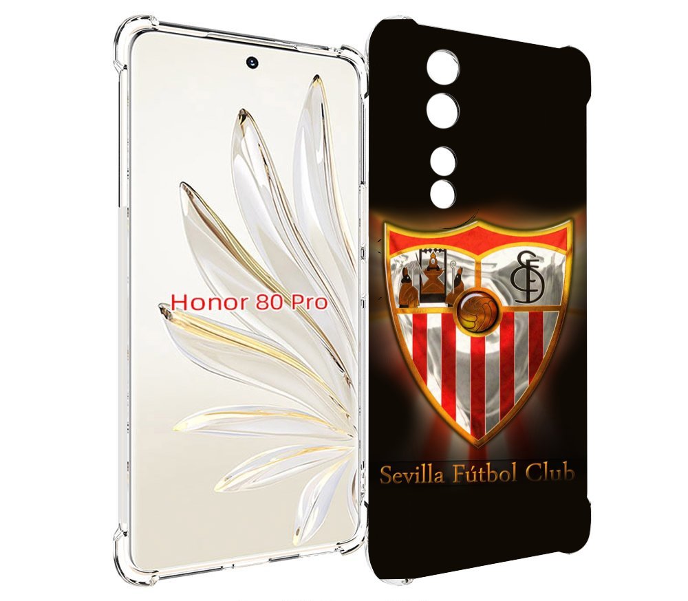 

Чехол MyPads фк севилья испания мужской для Honor 80 Pro, Прозрачный, Tocco