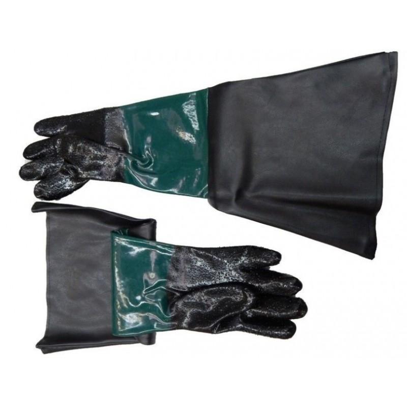фото Защитные перчатки forsage f-sbc-g для пескоструйных аппаратов