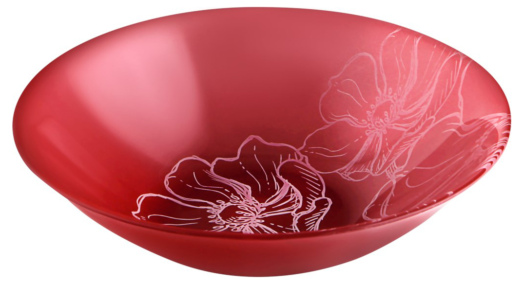 фото Салатник luminarc poppy flowers red 16 см